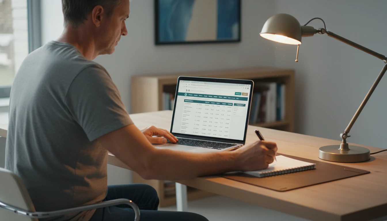 Bettor reviewing decimal odds on betting platform